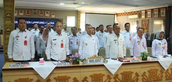 Wabup Lampura Hadiri Peluncuran Indikator IPKD MCP Tahun 2025